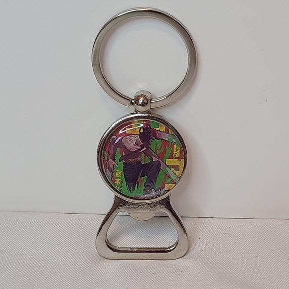 Chainsaw Man Bottle Opener Keychain - Picture 2 of 3